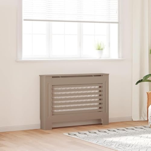 Keketa Radiator Cover Radiator Cover MDF Heating Cover Cabinet for Home and Office 44.1"x7.5"x31.9" MDF