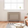 Keketa Radiator Cover Radiator Cover MDF Heating Cover Cabinet for Home and Office 44.1"x7.5"x31.9" MDF view 4