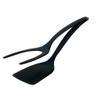 1 Pcs Egg Flipper, Multi Functional Fish Spatula, Portable Black Grip and Flip Spatula, Cooking Utensil Sets for Frying Food for Cooks view 1