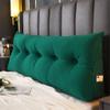 Large Bolster Triangular Headboard Pillow Bed Rest Reading Pillows for Sitting in Bed Backrest Positioning Support Wedge Cushion,Green,Full 47inch/120cm view 1