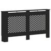 Keketa Radiator Cover Radiator Cover MDF Heating Cover Cabinet for Home and Office Black 59.8"x7.5"x31.9" MDF view 3