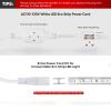 Shine Decor 5FT Power Cord Kit, Replacement for 120 VAC Single White IP65 Waterproof Connectable 11.5x7.5mm Eco LED Strip Lights Only, Pack of 3 with Pins End Caps and Heatshrink Tubes view 3