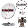 Microwave Glass Turntable Plate, Microwave Glass Plate Replacement, Round, 9.6" 10" 10.6" 12.4" Microwave Oven Cooking Plate, Heat Resistance, Microwave Plate With Microwave Turntable Ring ( Color : C view 3