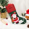 Bycuss Personalized Christmas Stockings,Custom Name Letter Xmas StockingsChristmas Tree Hangings Bag Fireplace Hanging StockingsSmall Classic Christmas Stockings Party Decoration view 2