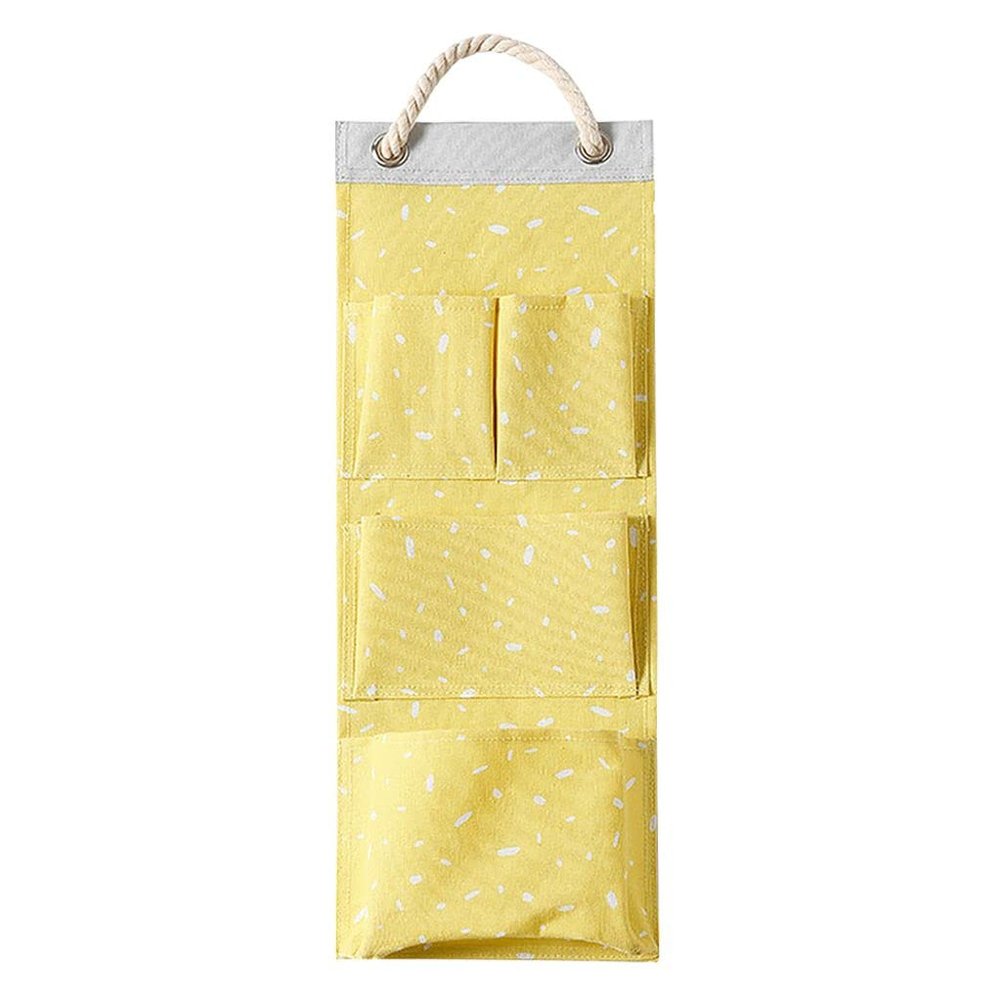 Hanging Jewelry Organizer, Hanging Storage Organizer Multi Functional Hanging File Organizer, Canvas Hanging Organizer for Home Kitchen, 1 Pack