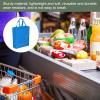 YOKIVE 10 Pack Reusable Gift Bag, DIY Blank Non-Woven Tote Bags, Great for Arts Crafts Grocery(Sky Blue, 38 x 30cm) view 4