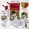 Westpearl Christmas Stockings Personalized Set of 4 Custom Christmas Stockings Customized Xmas Stocking with Name Family Ornament for Xmas Holiday Decoration-White Mixed 4567 view 2