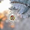 Dachshund Dog Christmas Ornaments 2022 Christmas Pet Dog Christmas Tree Ornaments Dear Santa Quote Personalized Dog Snowflake Ornaments Christmas Farmhouse Decorative Holiday Pet Gifts view 3