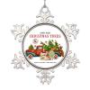 Custom Santa Claus Red Truck Snowflake Ornaments Santa Claw Christmas Trees Personalized Christmas Ornaments 2022 Chow Chow Dog Ornament for Christmas Tree Decor Christmas Pet Gift view 1