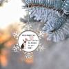 Custom Christmas Dog Snowflake Ornaments Proud Parent of A Dog Personalized Christmas Ornaments 2022 Bulldog Dog Ornament for Christmas Tree Decor Farmhouse Decorative Christmas Pet Gift view 3