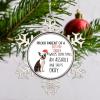 Custom Christmas Dog Snowflake Ornaments Proud Parent of A Dog Personalized Christmas Ornaments 2022 Bulldog Dog Ornament for Christmas Tree Decor Farmhouse Decorative Christmas Pet Gift view 4