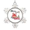 Poodle Dog Christmas Ornaments 2022 Red Truck Christmas Night Ornaments for Christmas Trees Merry Christmas Personalized Dog Snowflake Ornaments Christmas Holiday Pet Gifts view 1