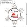 Poodle Dog Christmas Ornaments 2022 Red Truck Christmas Night Ornaments for Christmas Trees Merry Christmas Personalized Dog Snowflake Ornaments Christmas Holiday Pet Gifts view 2