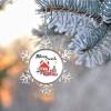 Poodle Dog Christmas Ornaments 2022 Red Truck Christmas Night Ornaments for Christmas Trees Merry Christmas Personalized Dog Snowflake Ornaments Christmas Holiday Pet Gifts view 3