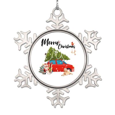 Snowflake Red Truck Christmas Decorations for Tree Beagle Dog Christmas Ornament 2022 Merry Christmas Pet Metal Snowflake Ornaments Unique Keepsake Gifts for Mom Bridesmaid Bridal Shower