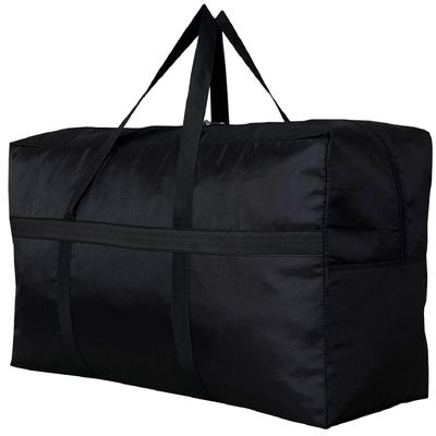 YiKitHom Extra Large Storage Duffle Bag for Travel, Black Oversized Giant Big Traveling Duffle Bag