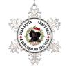 Siberian Husky Dog Christmas Ornaments 2022 Christmas Pet Dog Ornaments for Christmas Trees Dear Santa Quote Personalized Dog Snowflake Ornaments Christmas Holiday Pet Gifts view 1