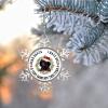 Siberian Husky Dog Christmas Ornaments 2022 Christmas Pet Dog Ornaments for Christmas Trees Dear Santa Quote Personalized Dog Snowflake Ornaments Christmas Holiday Pet Gifts view 3