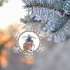 Red Christmas Truck Ornament for Christmas Tree Decor Dalmatians Dog Christmas Ornament 2022 Merry Christmas Pet Metal Snowflake Ornaments Unique Keepsake Gifts for Holiday Souvenir Wedding Birthday view 3