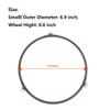1x microwave oven glass turntable bracket base tray rotating ring bracket roller view 3