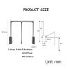 Wardrobe Hanger, Pull-Down Clothes Rack, Adjustable Width Double Buffer Wardrobe Lift Clothes Rail,Bearing 30kg Clothing Storage Rack (Size : 660-890mm) view 2