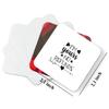 DistinctInk Refrigerator Magnet - Small Decorative - Great Gift/Present - Also Works on car - 2.1 inch Square - Round Corners - I'm Yours - No Refunds view 2