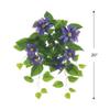 Allstate Artificial Morning Glory Floral Hanging Bush Spray - 20" - Purple view 4