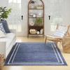 Nourison Home Nourison Essentials Navy/Ivory 4' x 6' Area Rug - Easy Clean, Non Shedding, Bed Room, Living Room, Dining Room, Kitchen (4' x 6') view 3