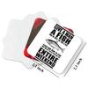 DistinctInk Refrigerator Magnet - Small Decorative - Great Gift/Present - Also Works on car - 2.1 inch Square - Round Corners - Teach Man to Fish, Get Rid of Him for Weekend view 2