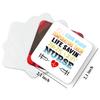 DistinctInk Refrigerator Magnet - Small Decorative - Great Gift/Present - Also Works on car - 2.1 inch Square - Round Corners - Scrub Wearing Temp Taking Life Saving Nurse view 2