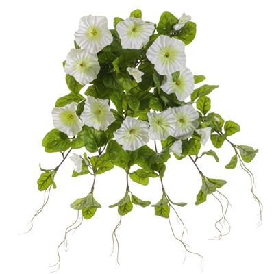 Allstate Artificial Petunia Floral Bush Spray - 20" - White
