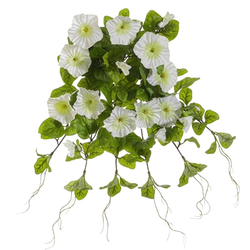 Allstate Artificial Petunia Floral Bush Spray - 20" - White