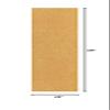 Unique Loom Collection Casual Transitional Solid Heathered Indoor/Outdoor Flatweave Area Rug (2' x 8' Runner, Corn Harvest Yellow) view 3