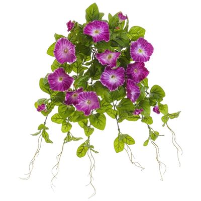 Allstate Petunia Artificial Floral Bush Spray - 20" - Orchid Purple