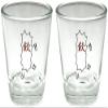 Black Ball Corp. Japanese Drink - 2oz Novelty Shot Glass - 2 Piece Set view 1