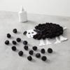 Creatology 1" Black Pom Poms Value Pack, 12 Packs: 80 ct. (960 Total) view 2