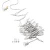 Ashland 50ct. Clear Mini String Lights with White Cord, 8 Pack view 4