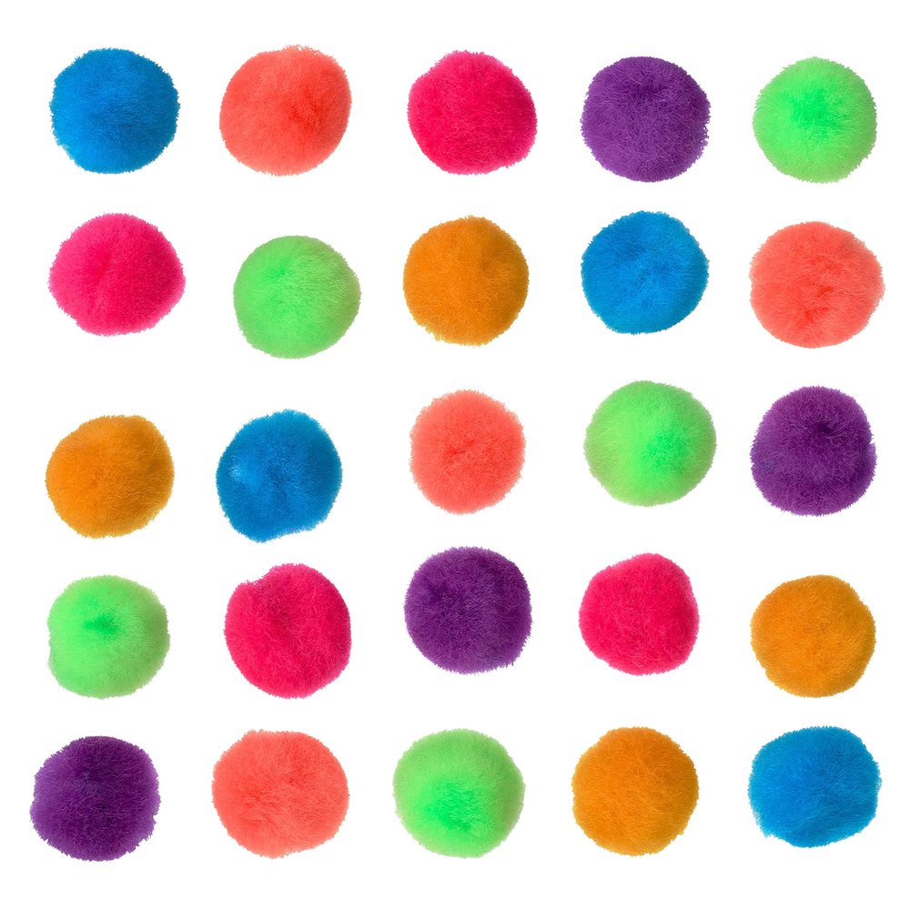 Creatology Bright Multicolor Pom Poms, 24 Packs: 65 ct. (1,560 Total)