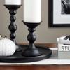 Ashland 6" Black Metal Pillar Candle Holder, 12 Pack view 2