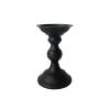 Ashland 6" Black Metal Pillar Candle Holder, 12 Pack view 3