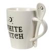 Pacific Giftware Gothic White Witch New Bone China Ceramic Mug and Spoon Set view 4