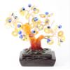 usamjtable Feng Shui Small 4" Blue Cat's Eye Money Wealth Lucky Money Tree view 2