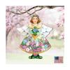 Designocracy Spring Angel Wooden Ornaments Set of 2 by G. DeBrekht - 8157616-S2 view 1