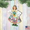 Designocracy Spring Angel Wooden Ornaments Set of 2 by G. DeBrekht - 8157616-S2 view 4