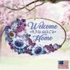 Designocracy Welcome to Our Home Wreath Easter Wall Dcor by G. DeBrekht - 8185311-S2 view 2