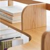 KIZQYN Bookcase Desktop Wall Corner Bookshelf Office Supplies Save Space Desk Bookshelves Storage Rack Display Rack A Left Side B: Right Side Bookshelf view 4