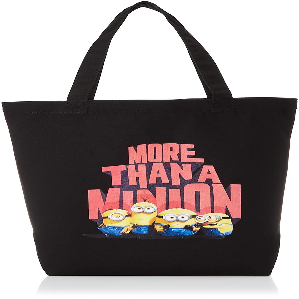 Minions Canvas Tote Bag, Minions Black, 02
