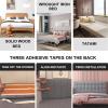 ZZYK Rectangular Headboard Reading Body Pillow Bedside Oversized Throw Cushion Backrest Lumbar Pillows Positioning Back Bolster for Bed Sofa Couch,White,Paste 47.2"/120cm view 2