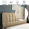 ZZYK Rectangular Headboard Reading Body Pillow Bedside Oversized Throw Cushion Backrest Lumbar Pillows Positioning Back Bolster for Bed Sofa Couch,White,Paste 47.2"/120cm view 3