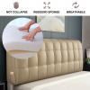 ZZYK Rectangular Headboard Reading Body Pillow Bedside Oversized Throw Cushion Backrest Lumbar Pillows Positioning Back Bolster for Bed Sofa Couch,White,Paste 47.2"/120cm view 4
